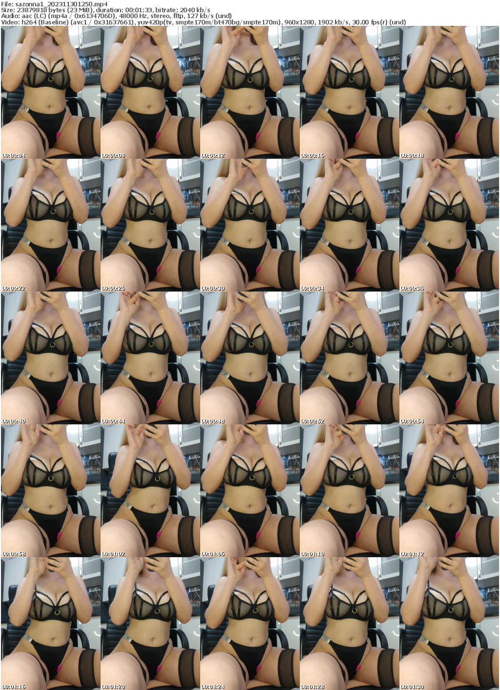 Preview thumb from sazonna1 on 2023-11-30 @ bongacams