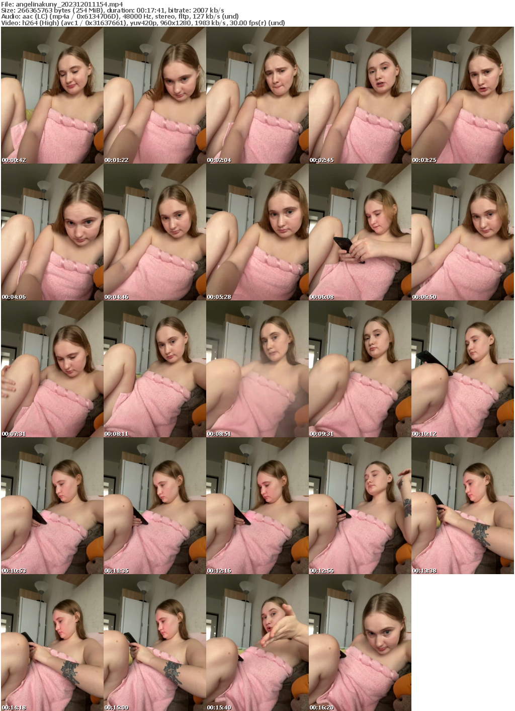 Preview thumb from angelinakuny on 2023-12-01 @ bongacams