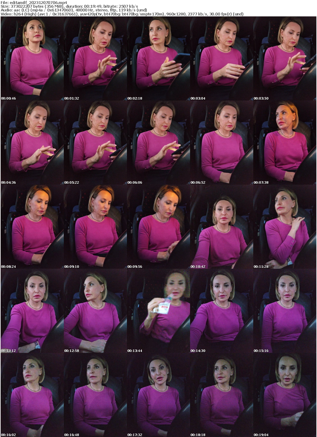 Preview thumb from editamilf on 2023-12-07 @ bongacams