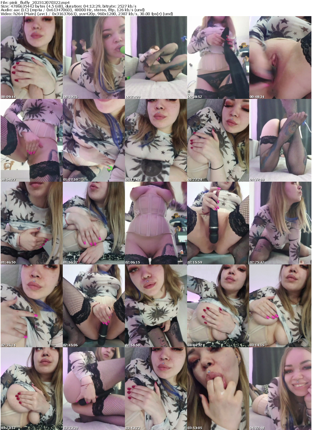 Preview thumb from pink_fluffy on 2023-12-07 @ bongacams