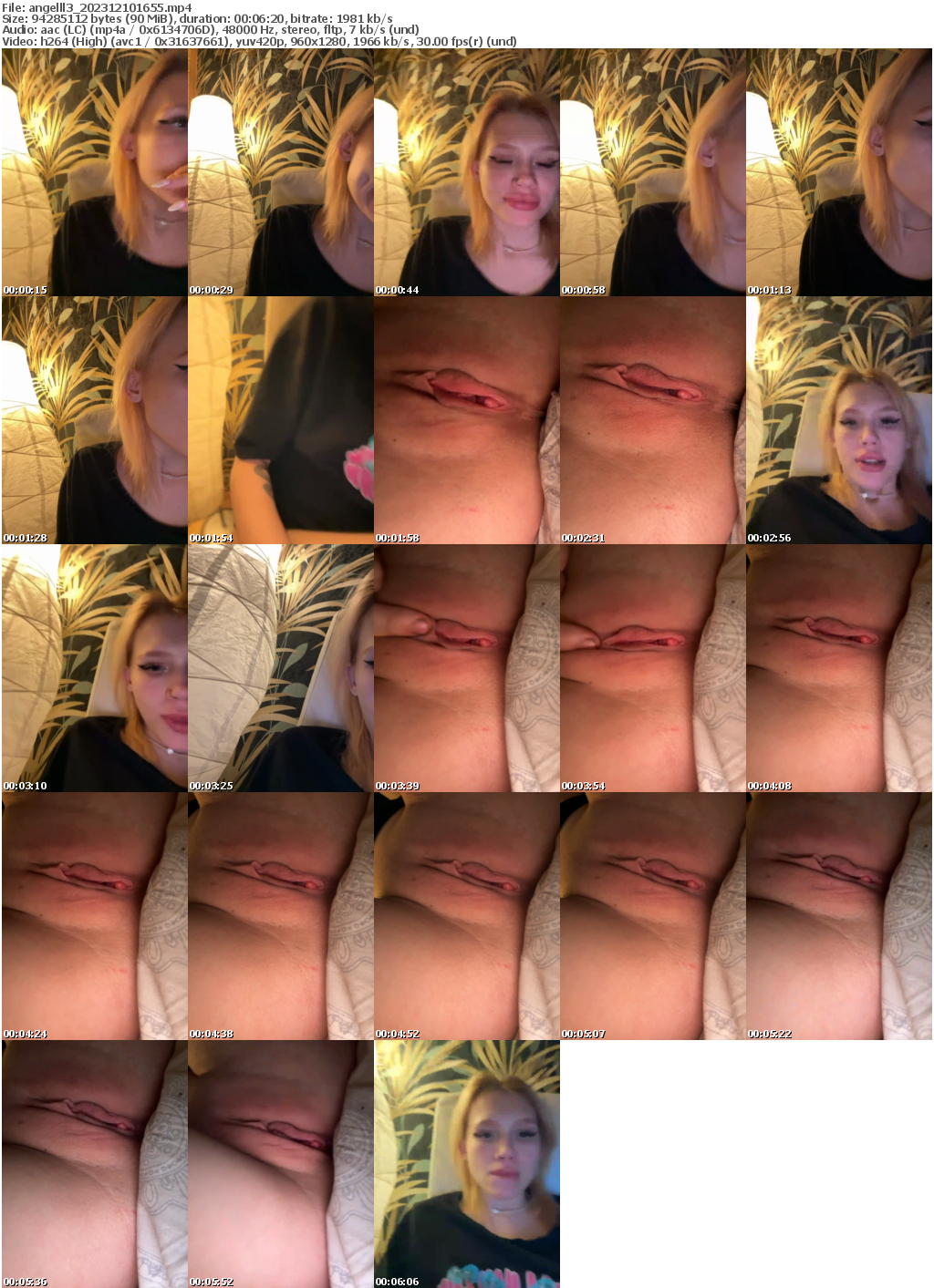 Preview thumb from angelll3 on 2023-12-10 @ bongacams