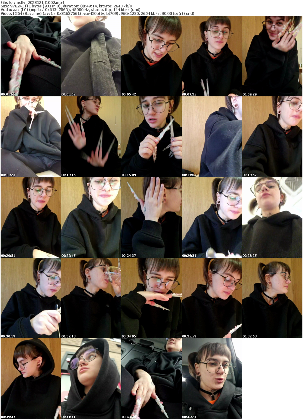 Preview thumb from lolymolly on 2023-12-14 @ bongacams