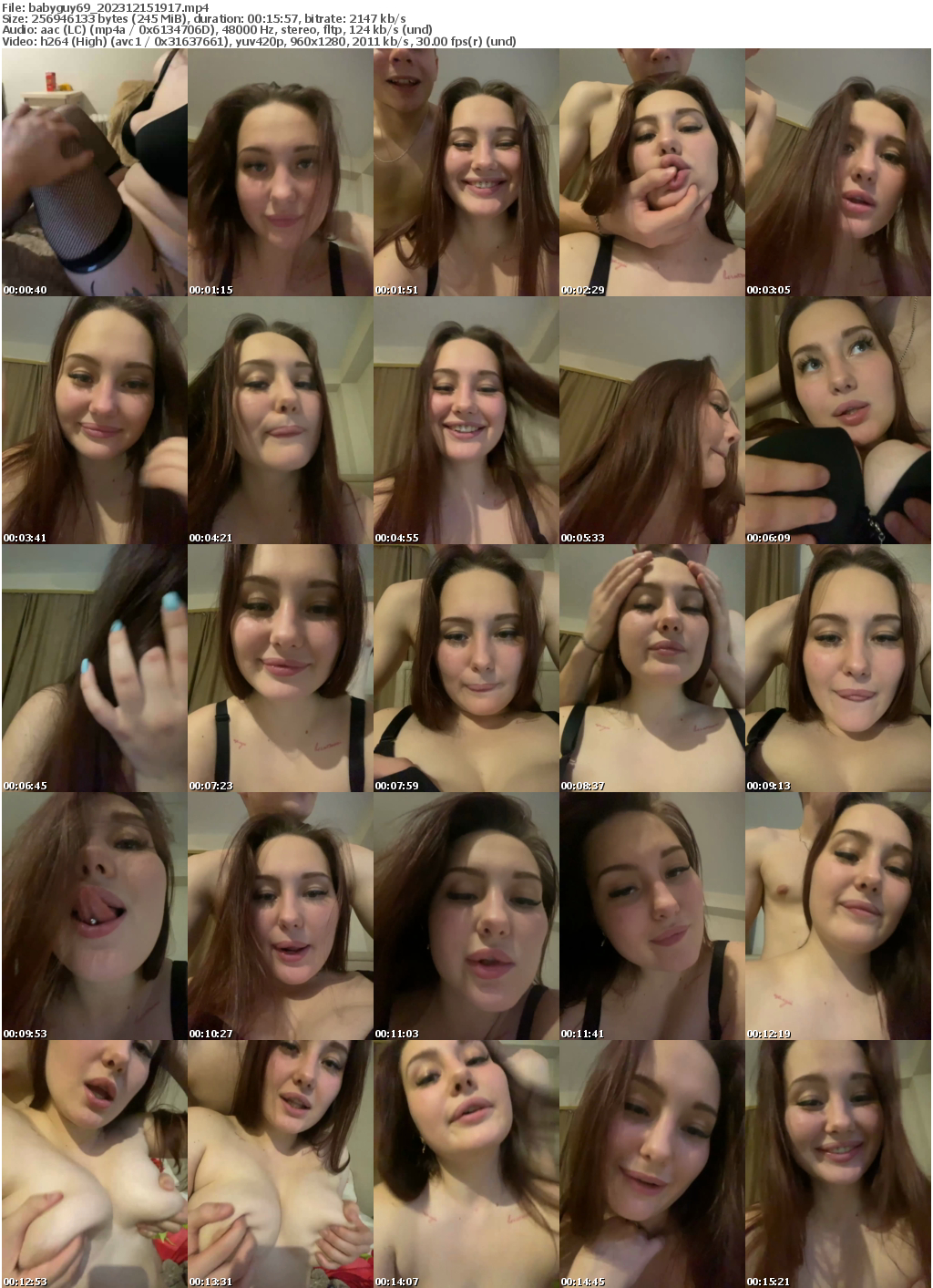 Preview thumb from babyguy69 on 2023-12-15 @ bongacams