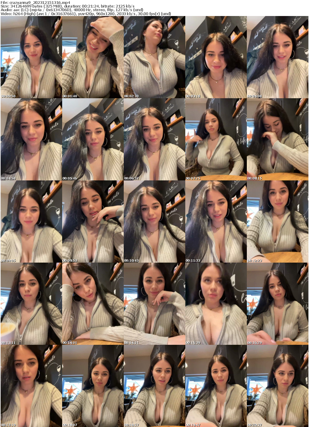Preview thumb from crazyanna9 on 2023-12-15 @ bongacams