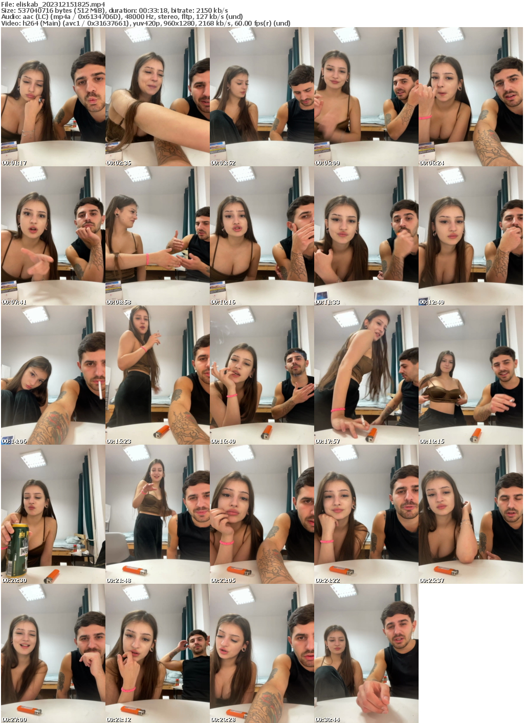 Preview thumb from eliskab on 2023-12-15 @ bongacams