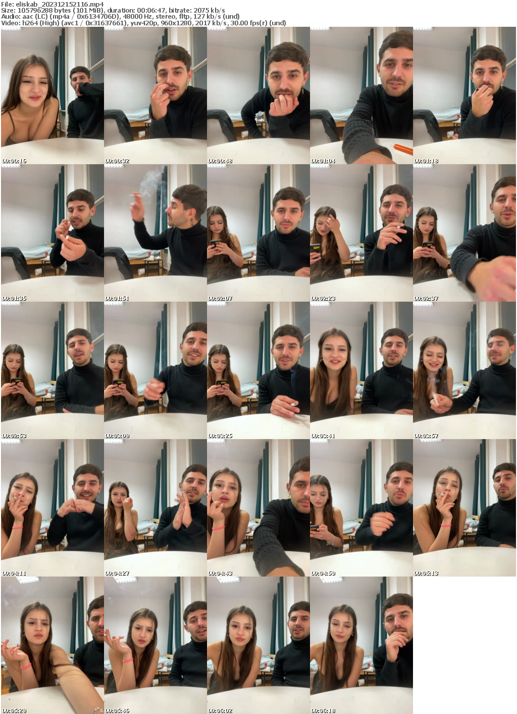 Preview thumb from eliskab on 2023-12-15 @ bongacams