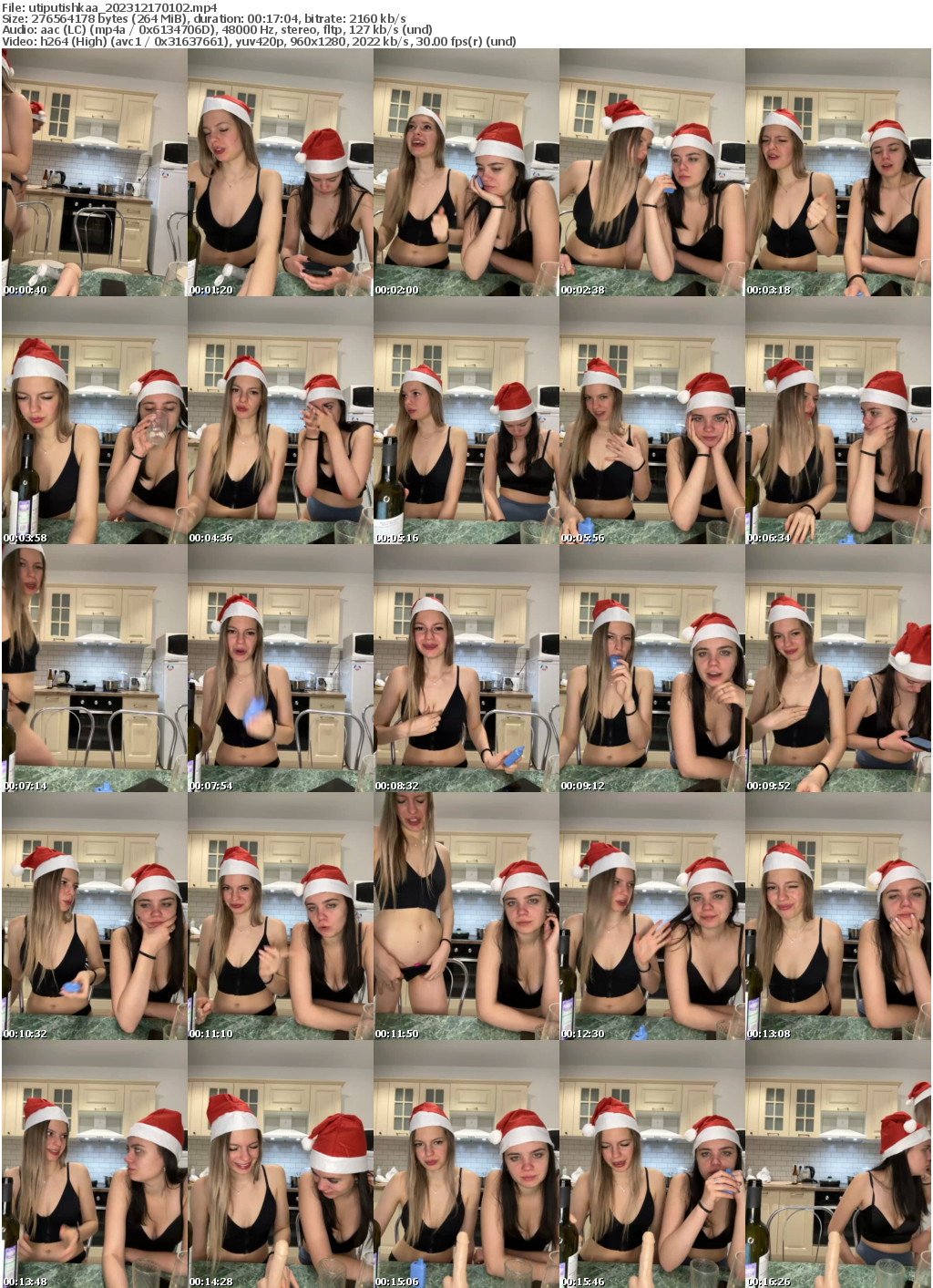 Preview thumb from utiputishkaa on 2023-12-17 @ bongacams