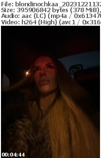 Preview thumb from blondinochkaa on 2023-12-21 @ bongacams