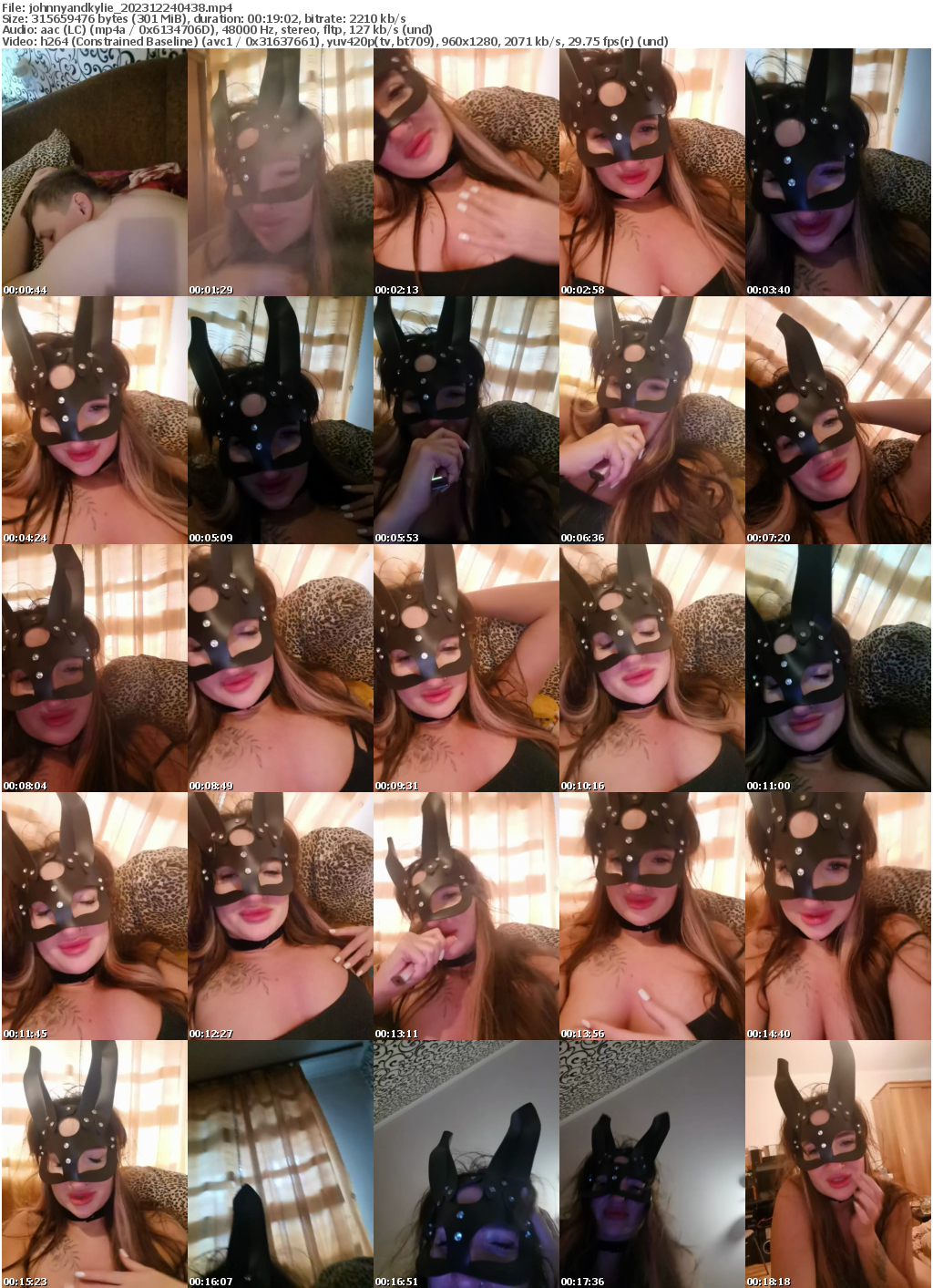 Preview thumb from johnnyandkylie on 2023-12-24 @ bongacams