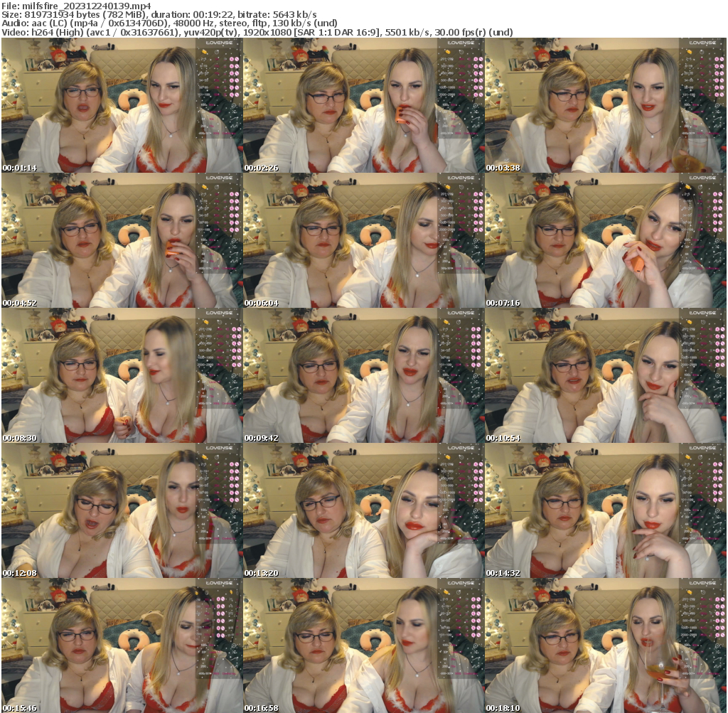 Preview thumb from milfsfire on 2023-12-24 @ bongacams