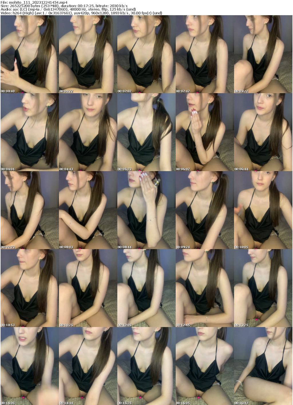 Preview thumb from mohito_111 on 2023-12-24 @ bongacams