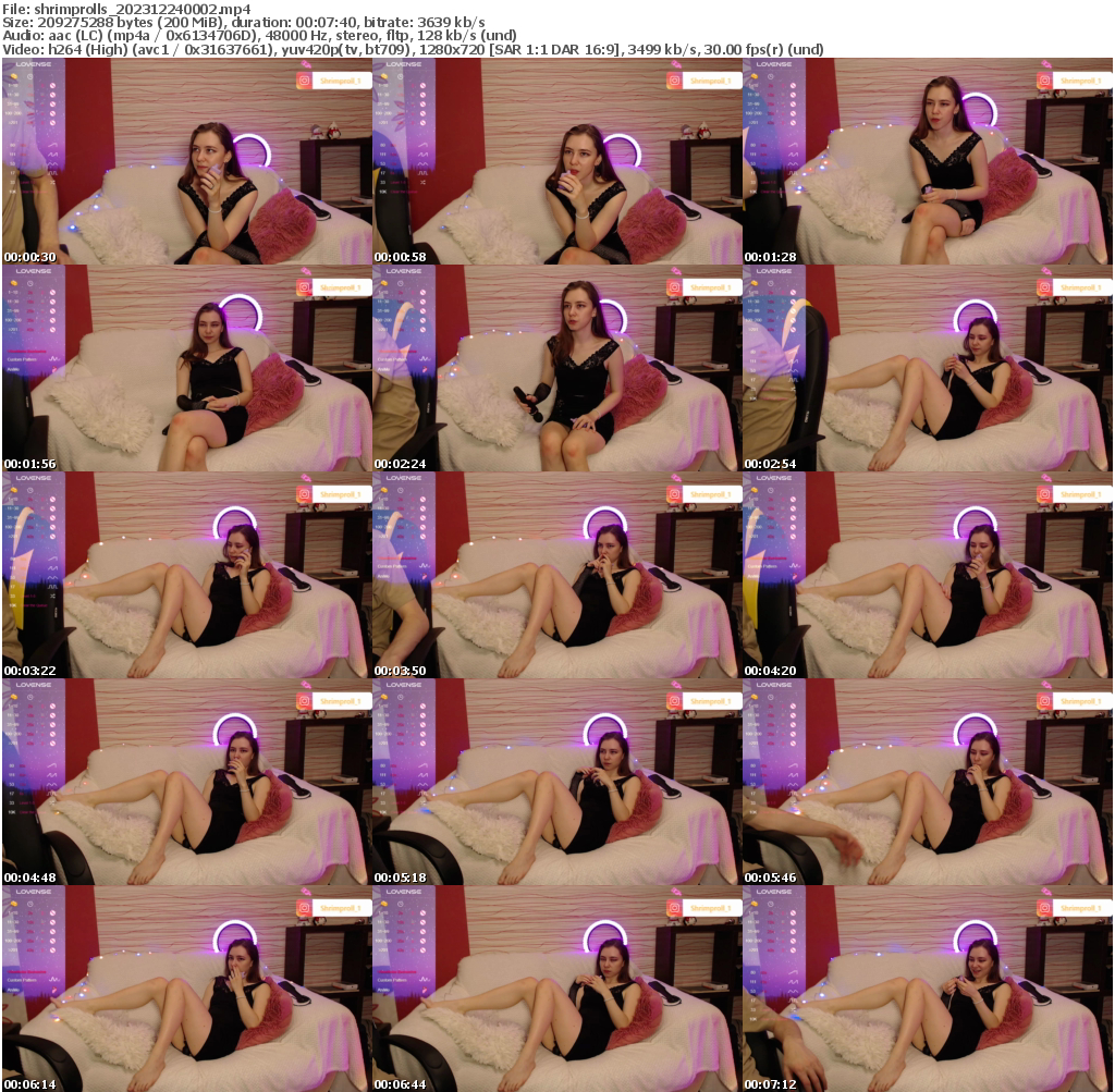 Preview thumb from shrimprolls on 2023-12-24 @ bongacams