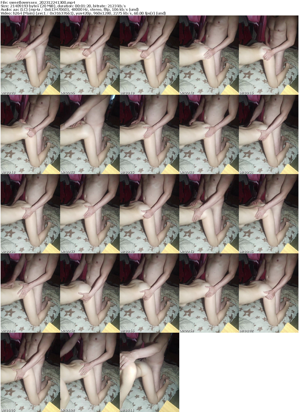 Preview thumb from sweetloverssex on 2023-12-24 @ bongacams