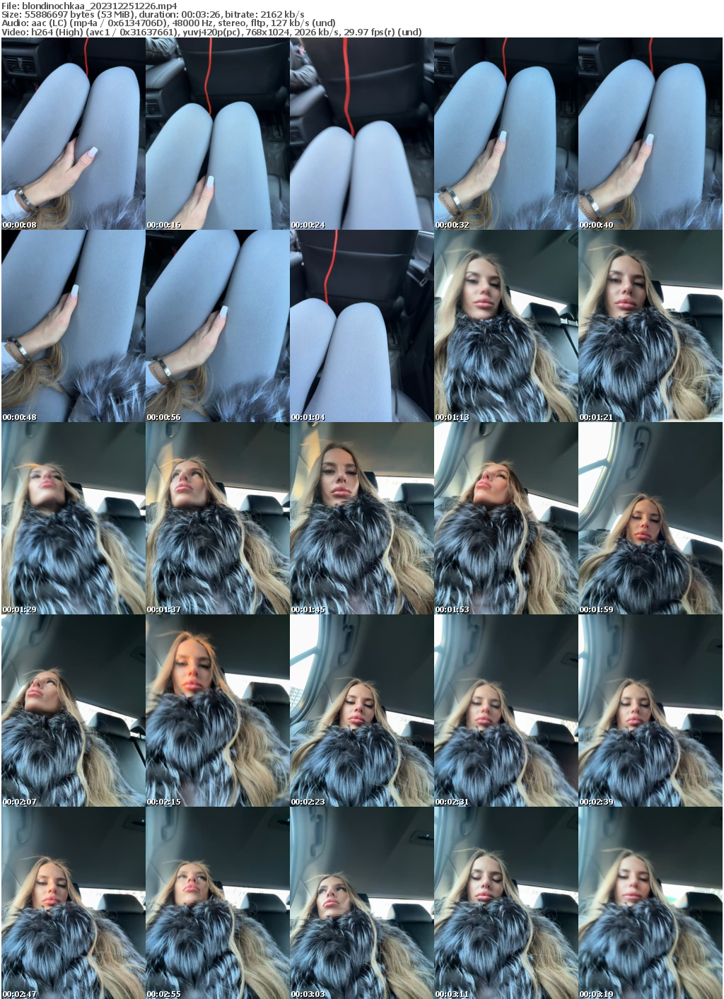 Preview thumb from blondinochkaa on 2023-12-25 @ bongacams