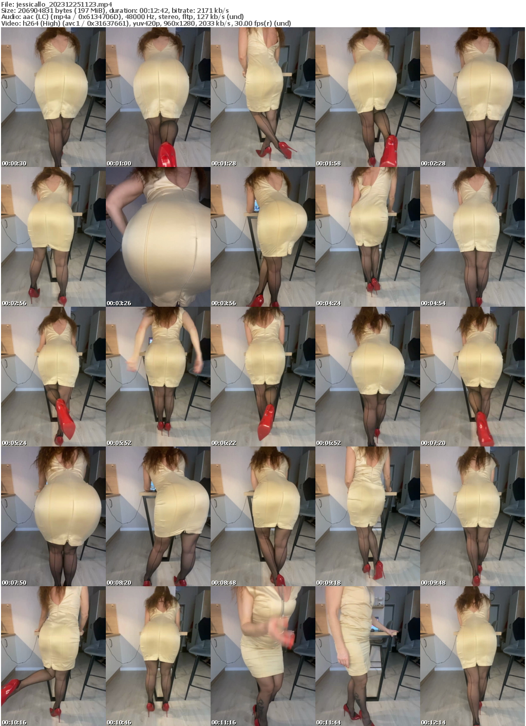 Preview thumb from jessicallo on 2023-12-25 @ bongacams