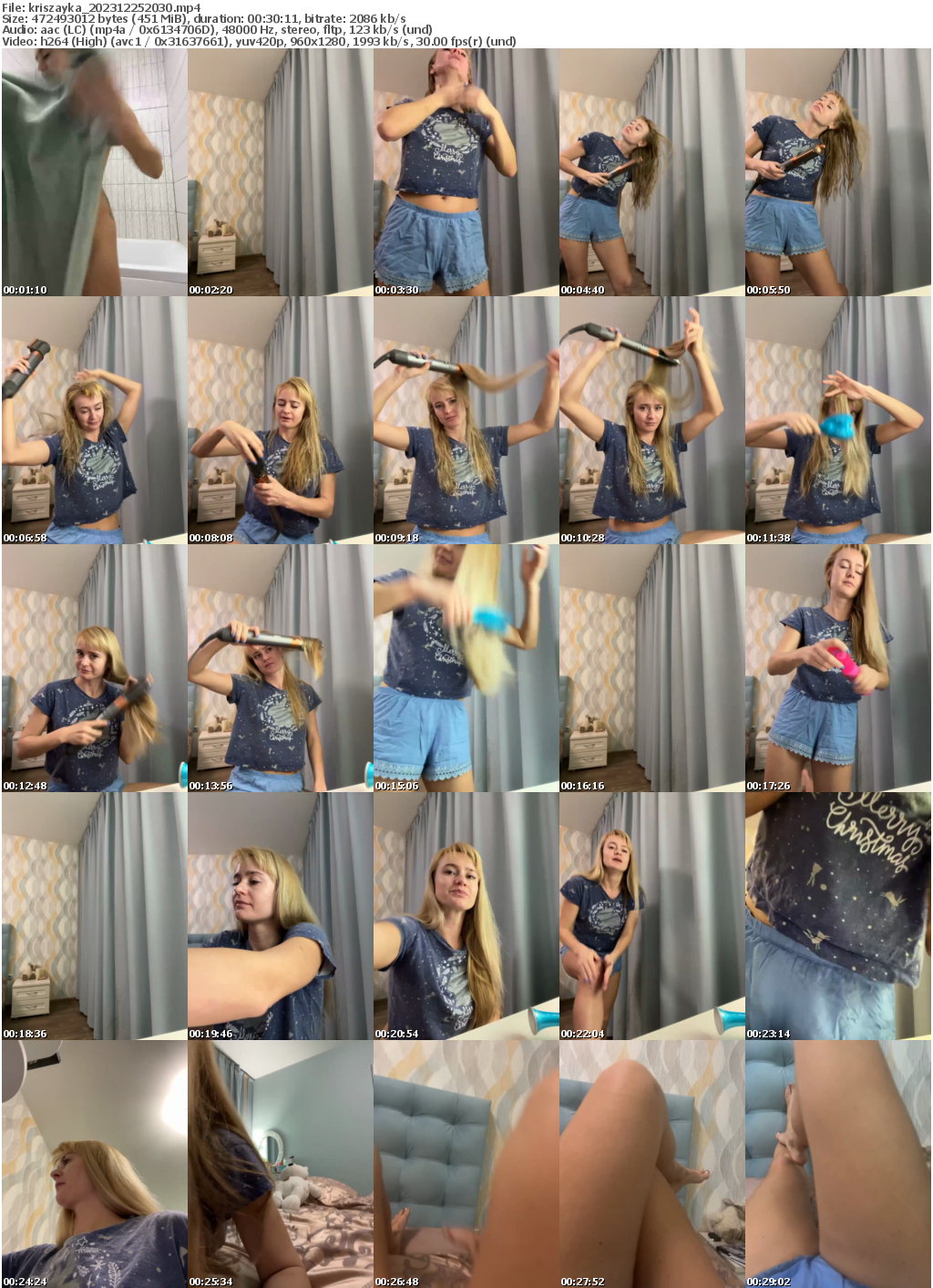 Preview thumb from kriszayka on 2023-12-25 @ bongacams