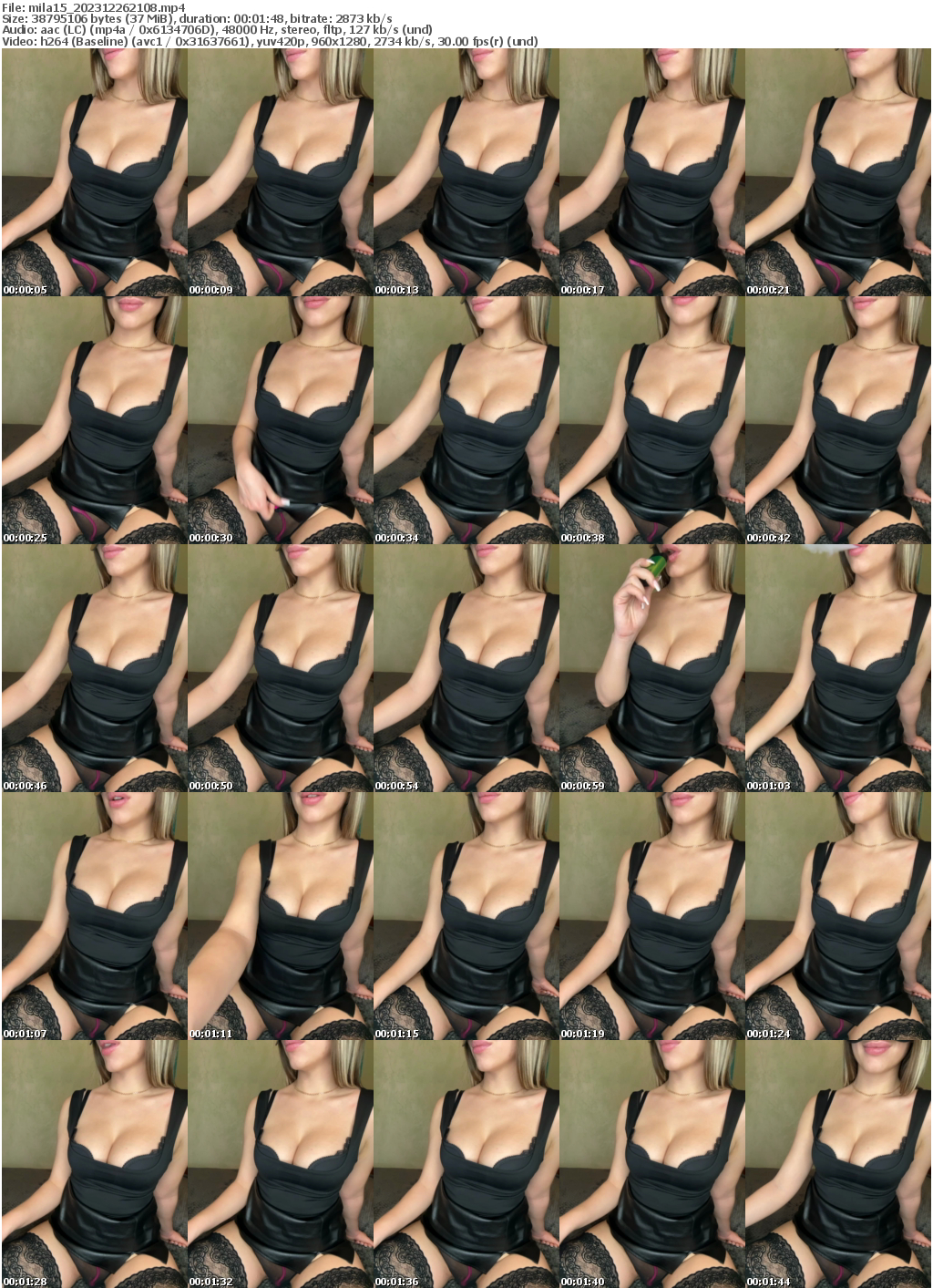 Preview thumb from mila15 on 2023-12-26 @ bongacams