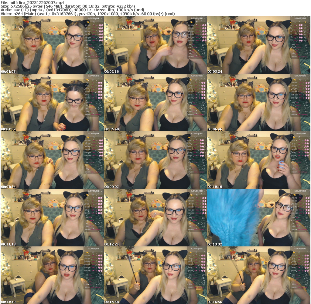 Preview thumb from milfsfire on 2023-12-26 @ bongacams