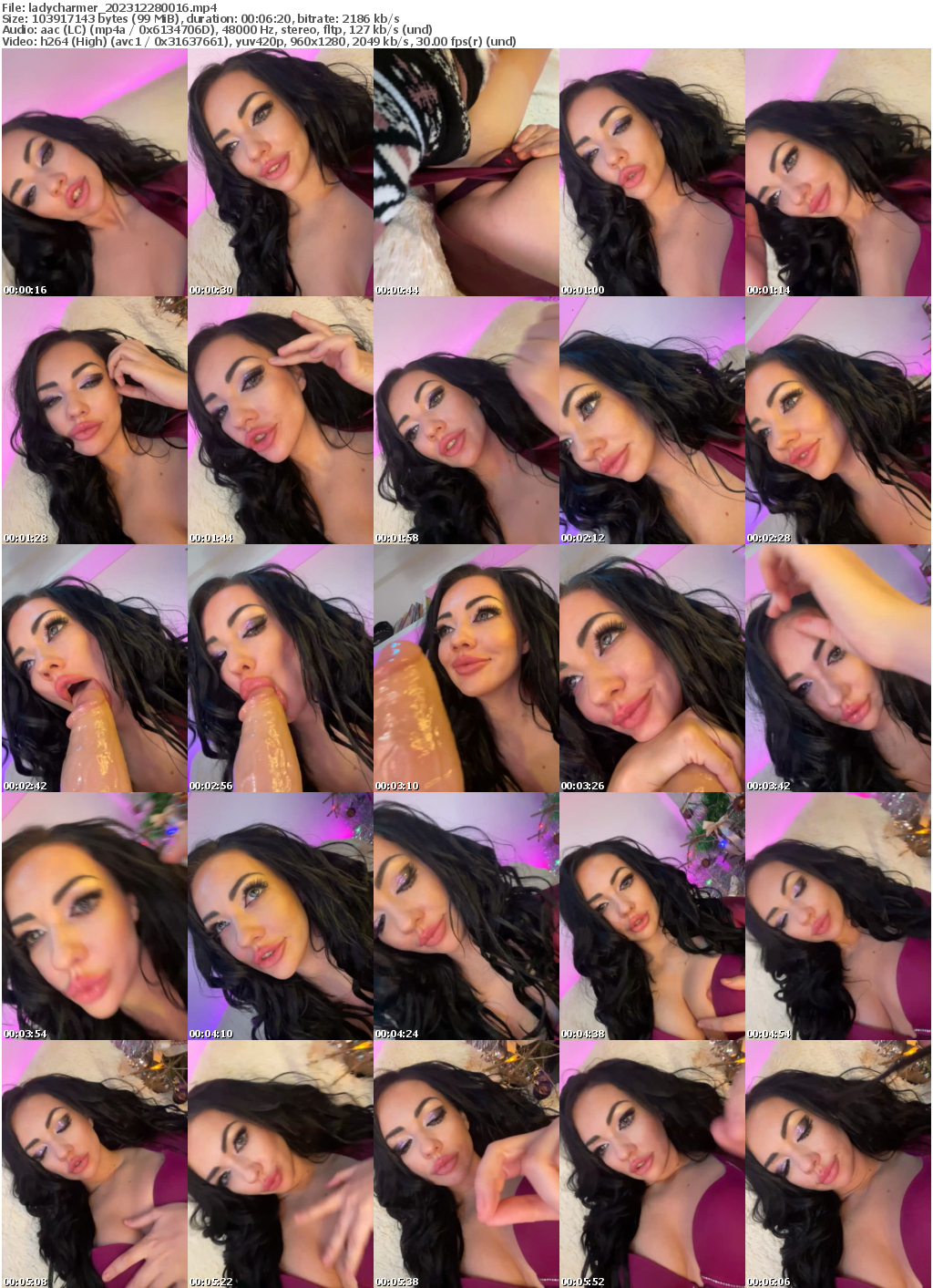 Preview thumb from ladycharmer on 2023-12-28 @ bongacams