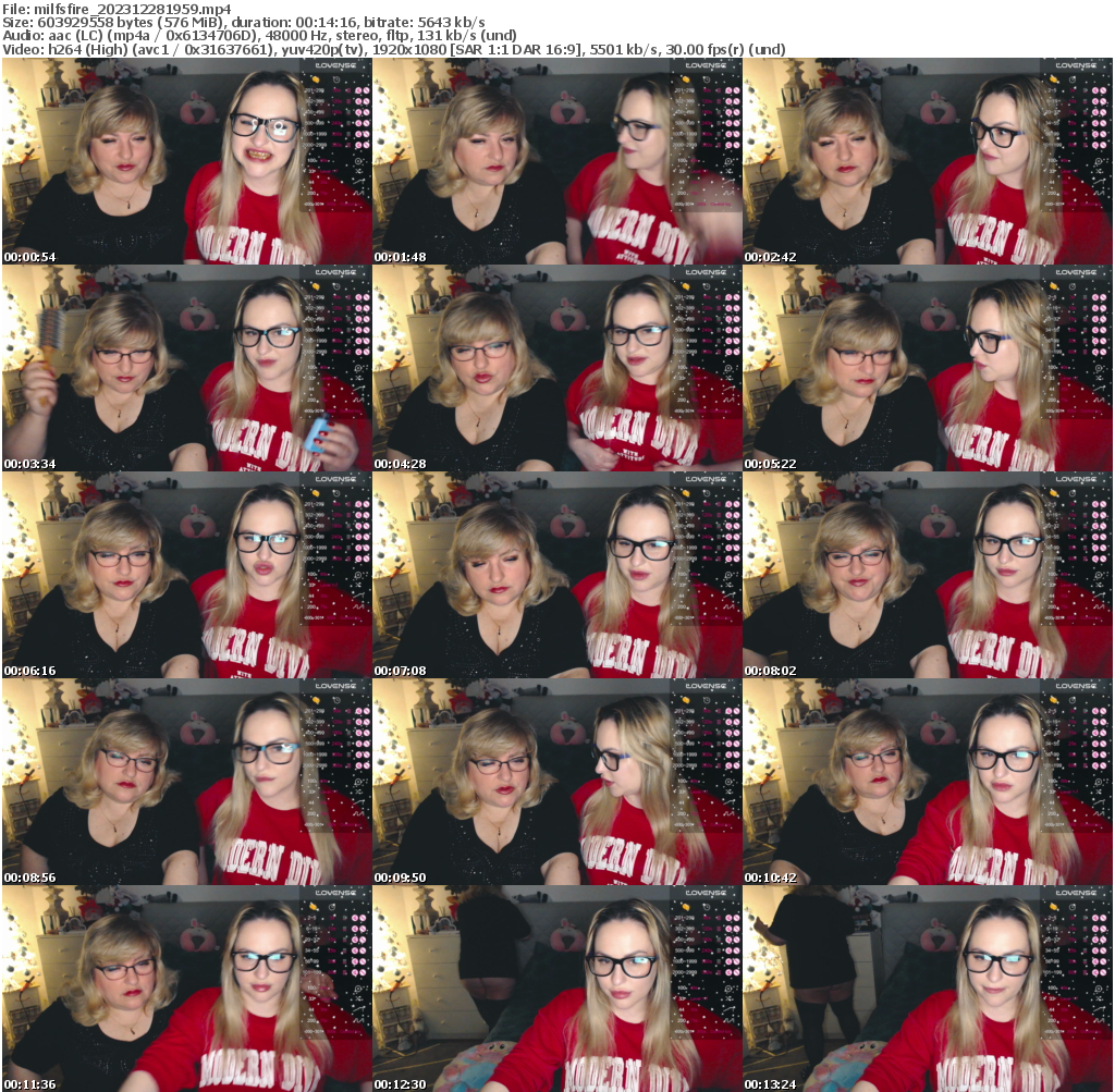 Preview thumb from milfsfire on 2023-12-28 @ bongacams