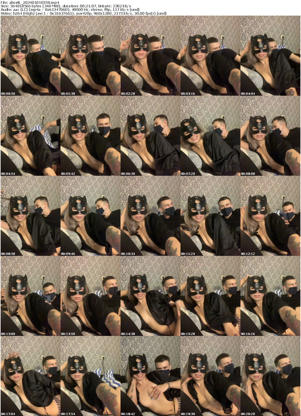 Preview thumb from alisvik on 2024-01-01 @ bongacams