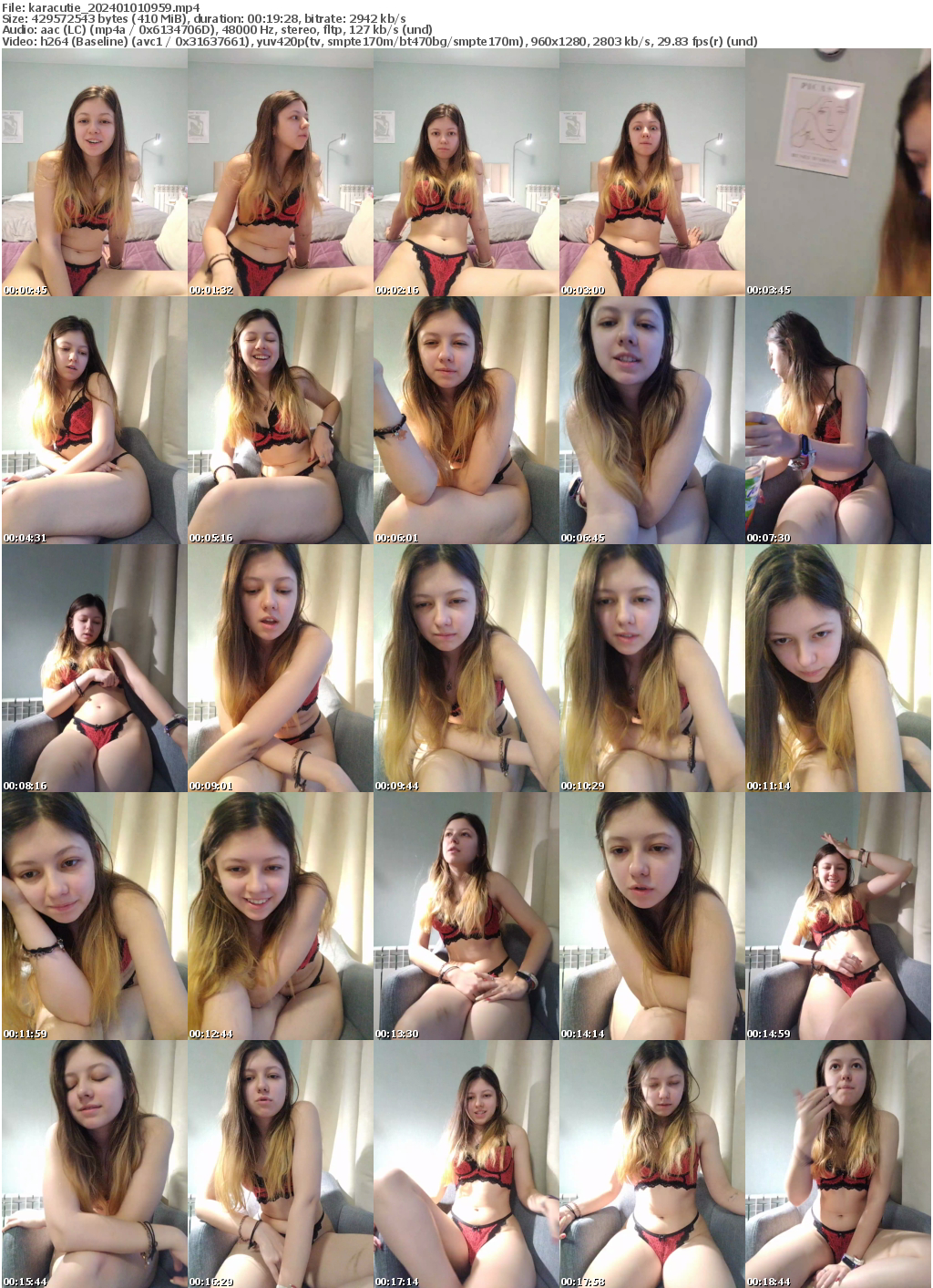 Preview thumb from karacutie on 2024-01-01 @ bongacams