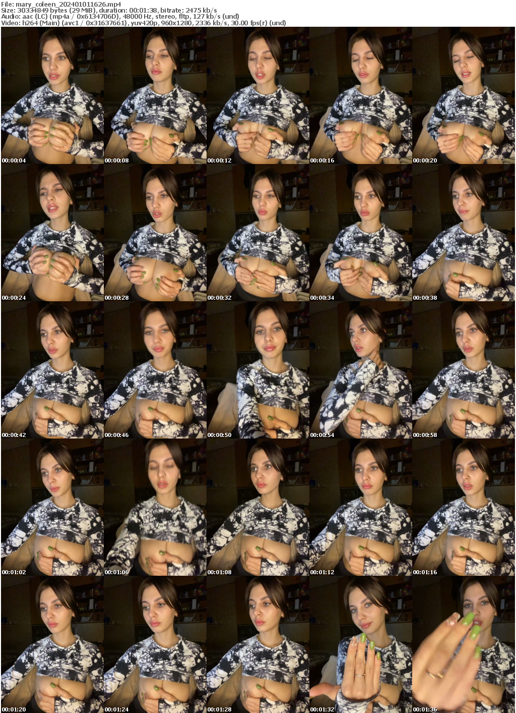 Preview thumb from mary_coleen on 2024-01-01 @ bongacams