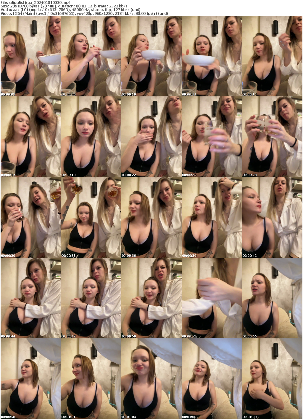 Preview thumb from utiputishkaa on 2024-01-01 @ bongacams