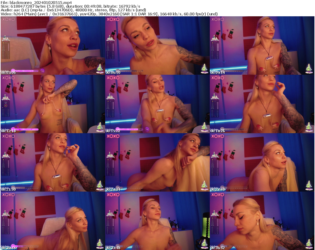 Preview thumb from blackmonro on 2024-01-02 @ bongacams