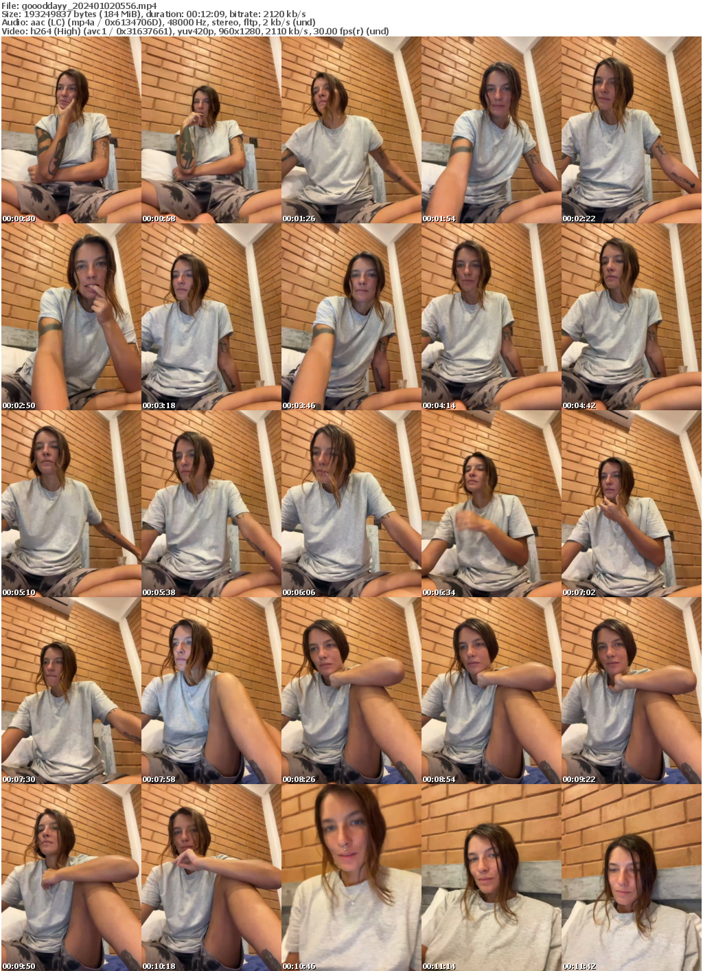 Preview thumb from goooddayy on 2024-01-02 @ bongacams