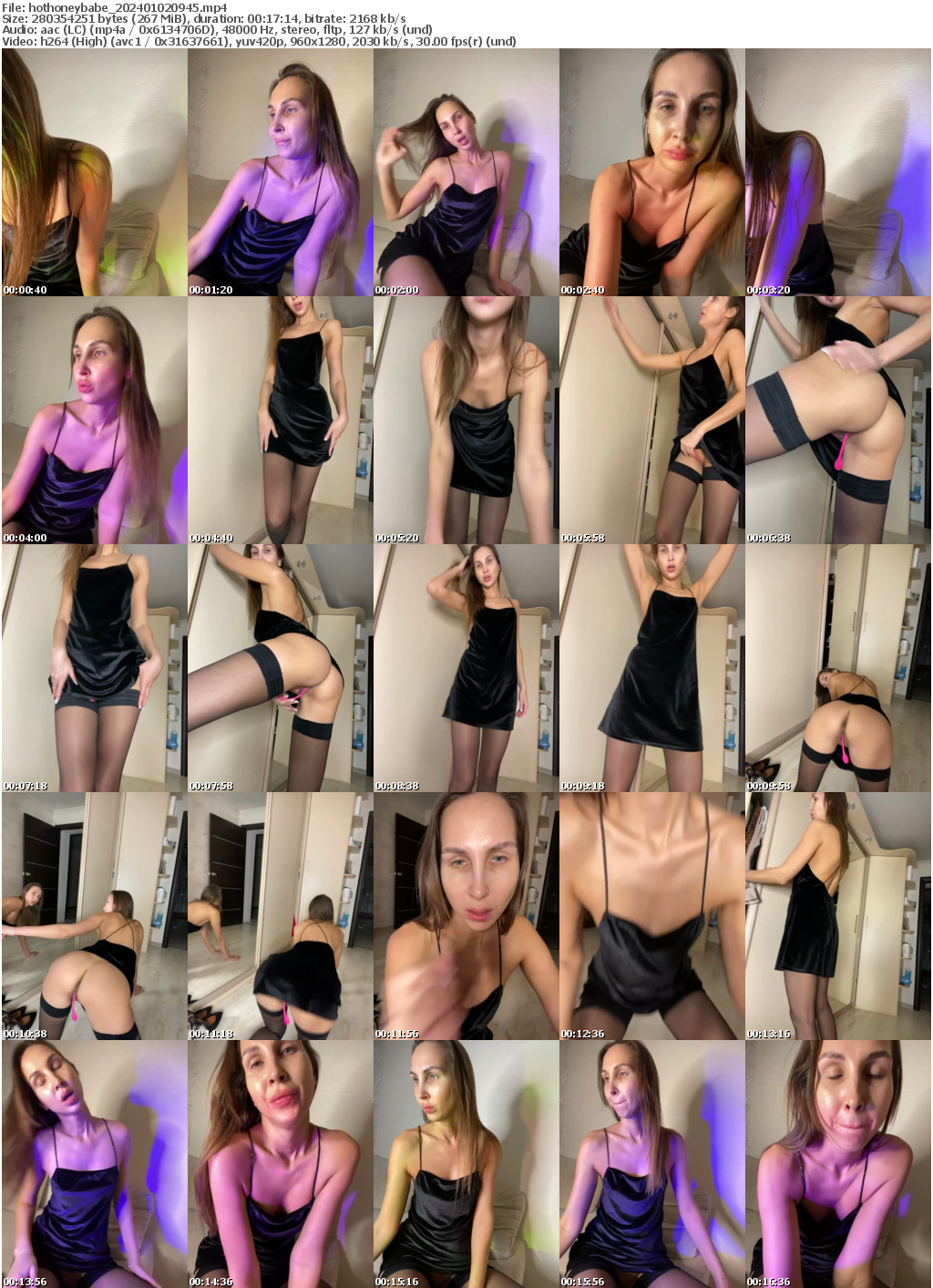 Preview thumb from hothoneybabe on 2024-01-02 @ bongacams