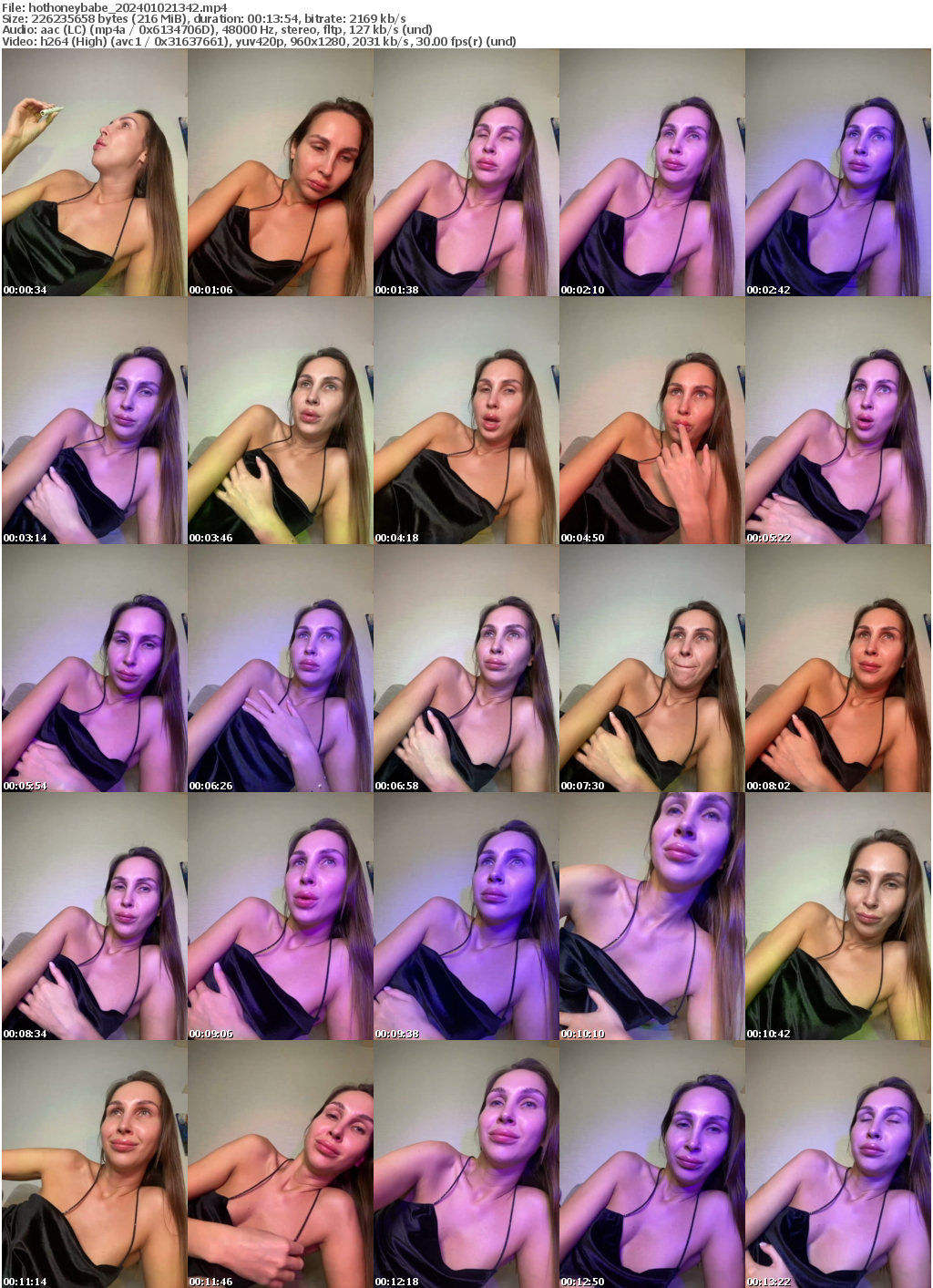 Preview thumb from hothoneybabe on 2024-01-02 @ bongacams