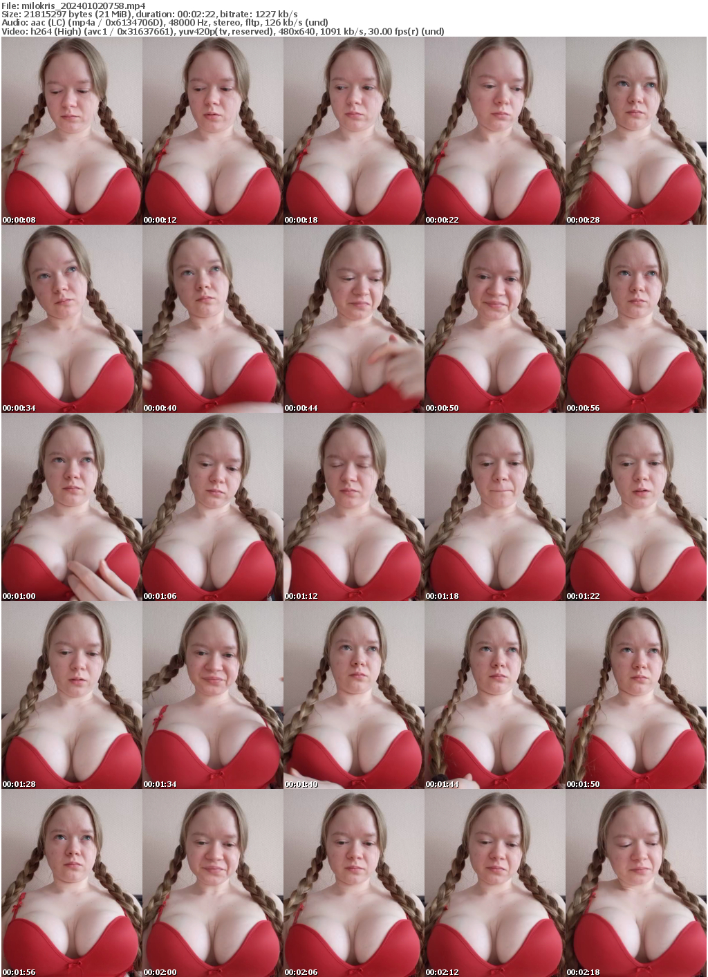 Preview thumb from milokris on 2024-01-02 @ bongacams