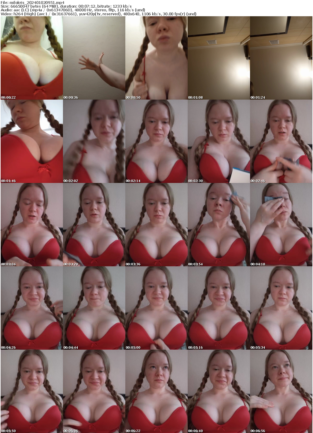 Preview thumb from milokris on 2024-01-02 @ bongacams