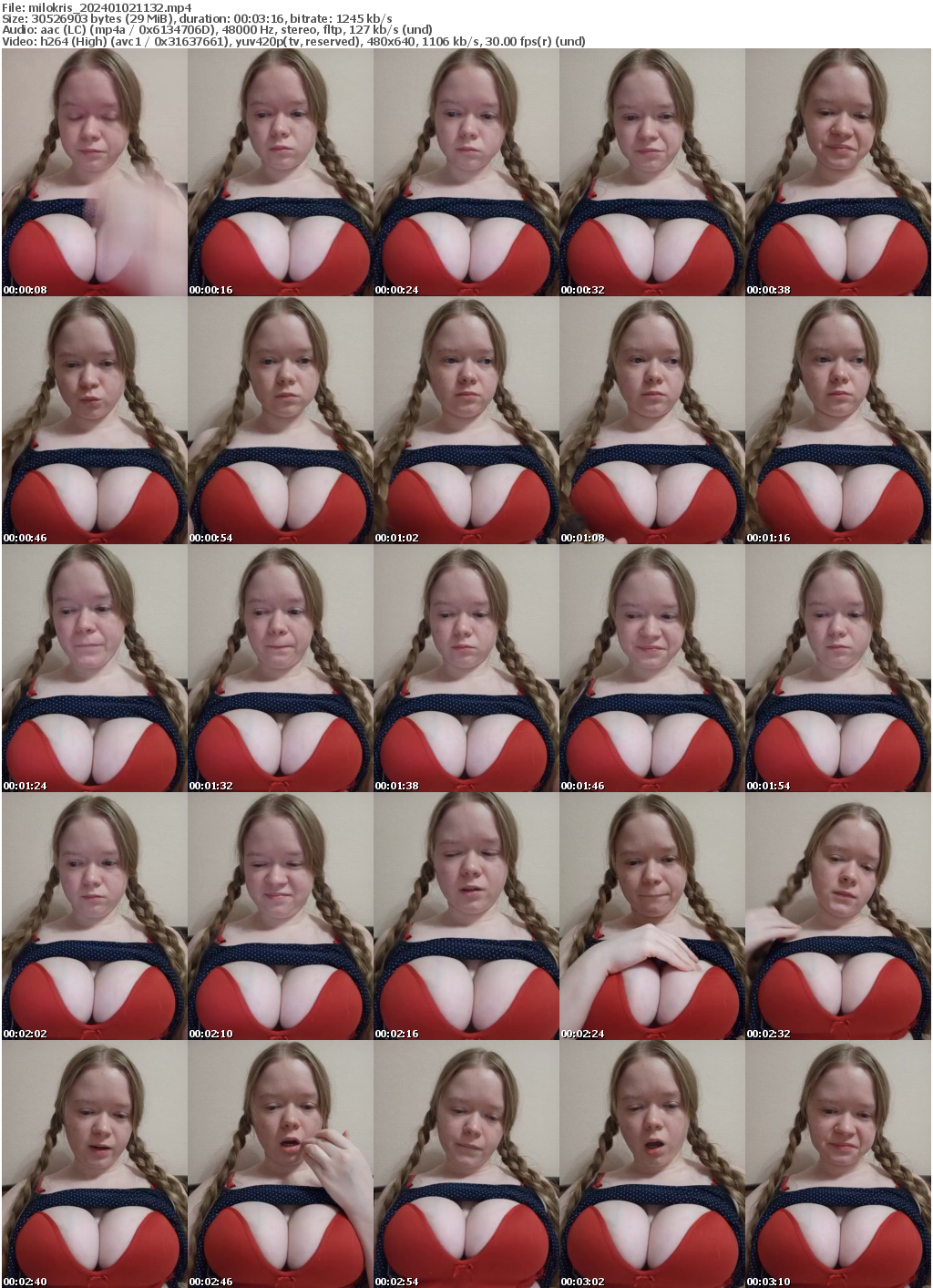 Preview thumb from milokris on 2024-01-02 @ bongacams