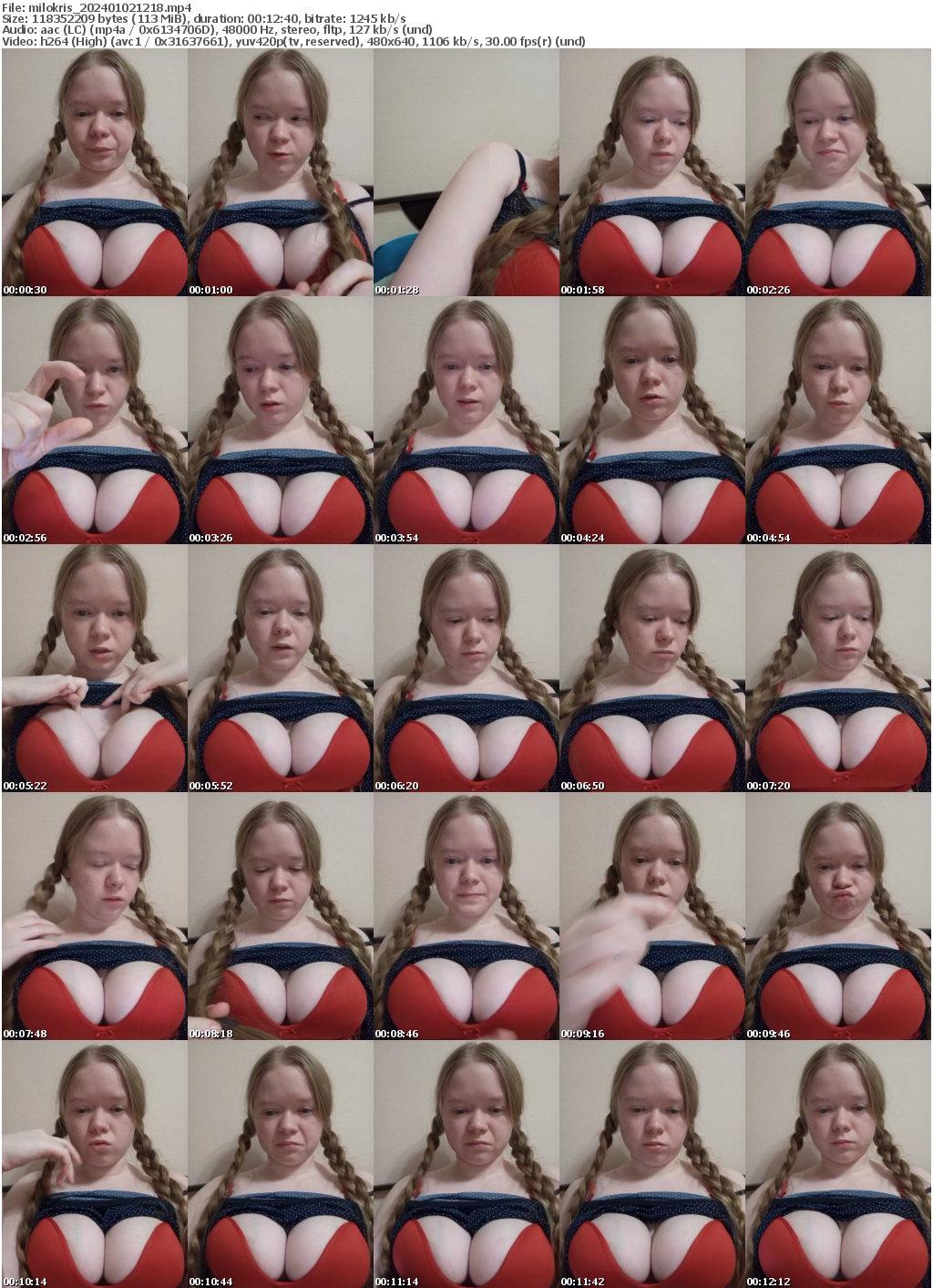 Preview thumb from milokris on 2024-01-02 @ bongacams