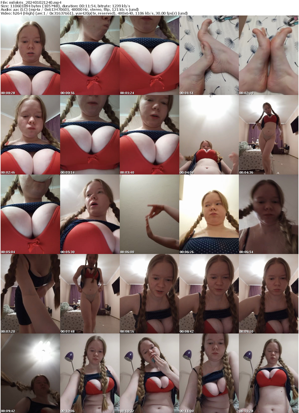 Preview thumb from milokris on 2024-01-02 @ bongacams