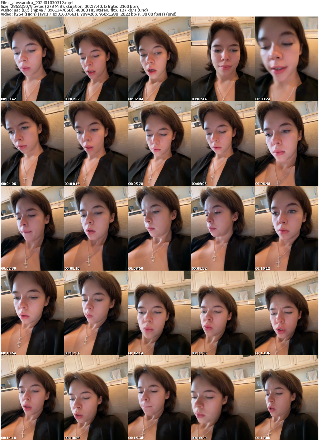 Preview thumb from _alessandra on 2024-01-03 @ bongacams