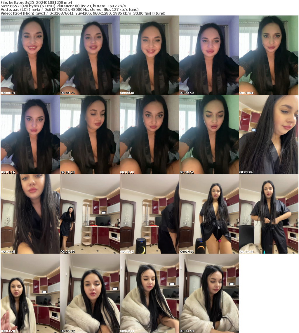 Preview thumb from kettypretty25 on 2024-01-03 @ bongacams