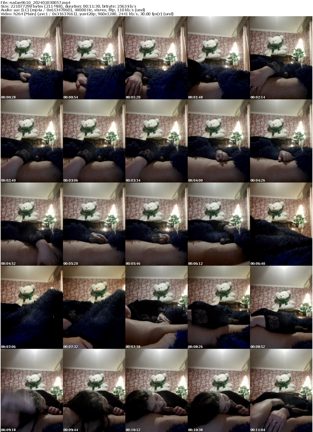 Preview thumb from ruslan9610 on 2024-01-03 @ bongacams