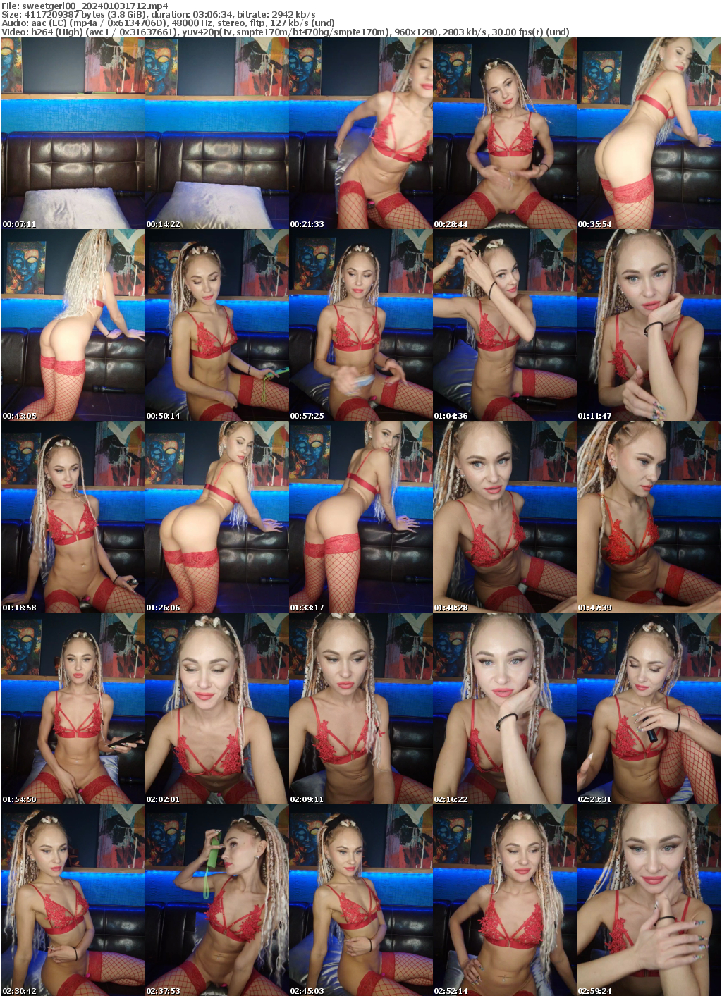 Preview thumb from sweetgerl00 on 2024-01-03 @ bongacams