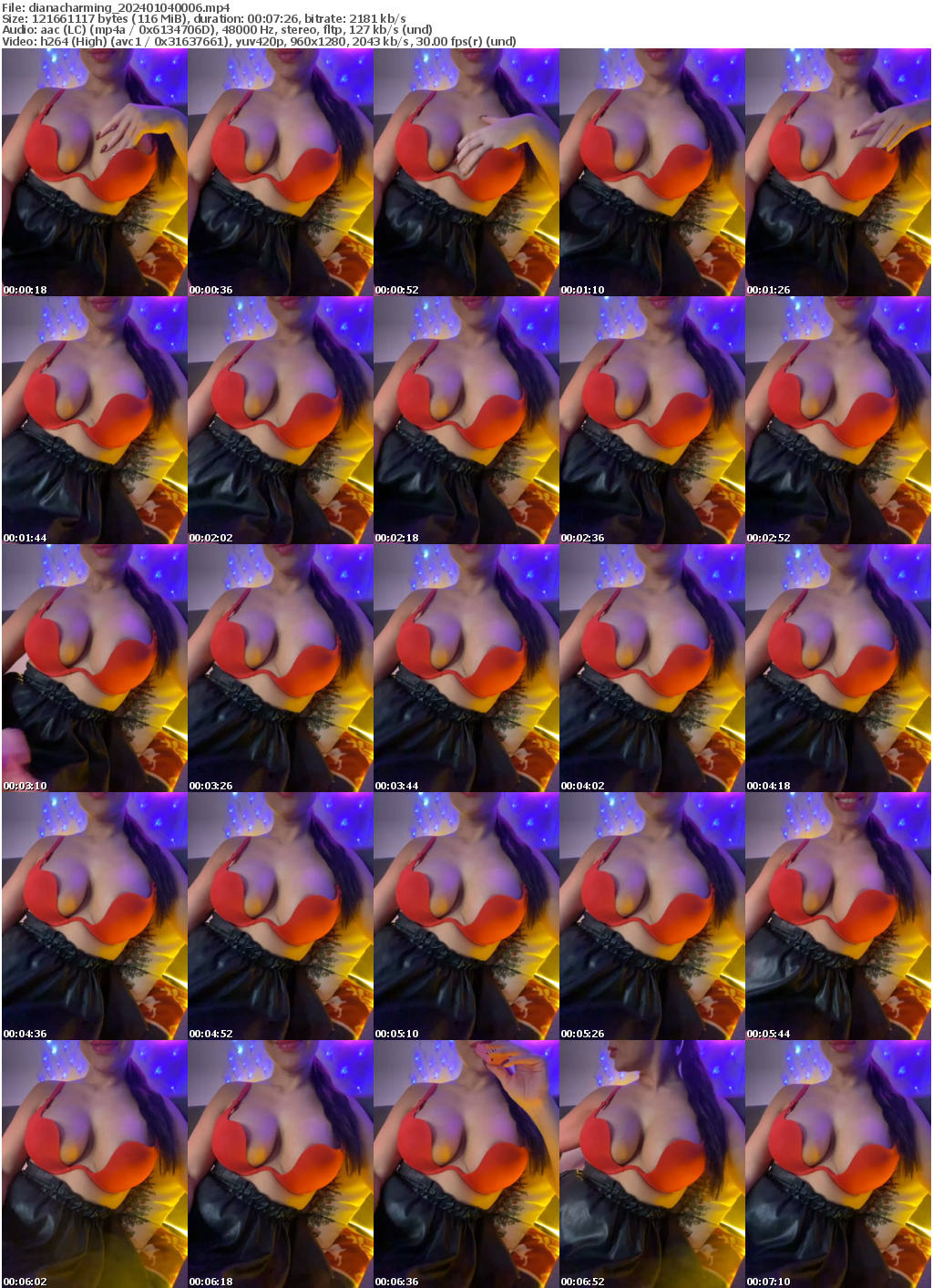 Preview thumb from dianacharming on 2024-01-04 @ bongacams