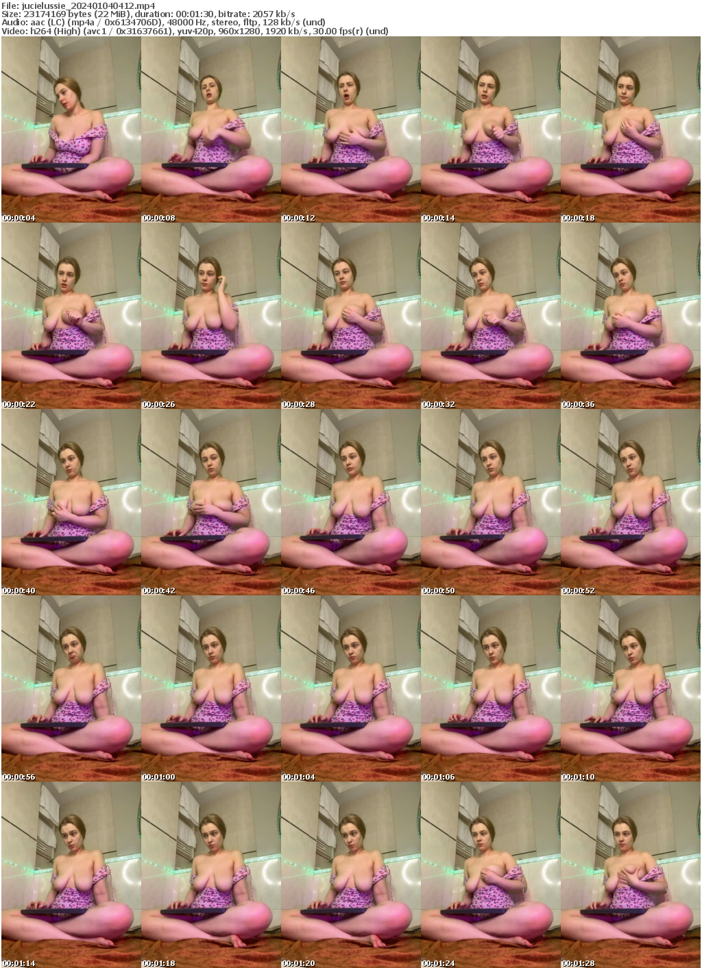 Preview thumb from jucielussie on 2024-01-04 @ bongacams