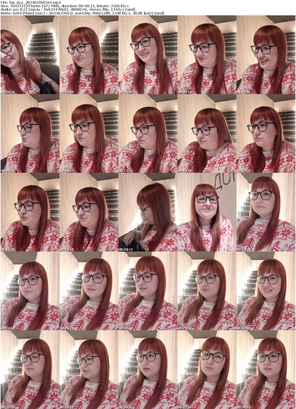 Preview thumb from fox_lisa on 2024-01-05 @ bongacams