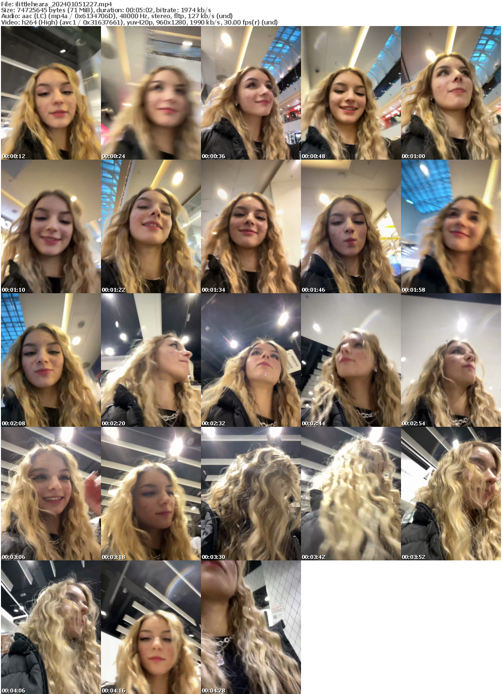 Preview thumb from ilittleheara on 2024-01-05 @ bongacams