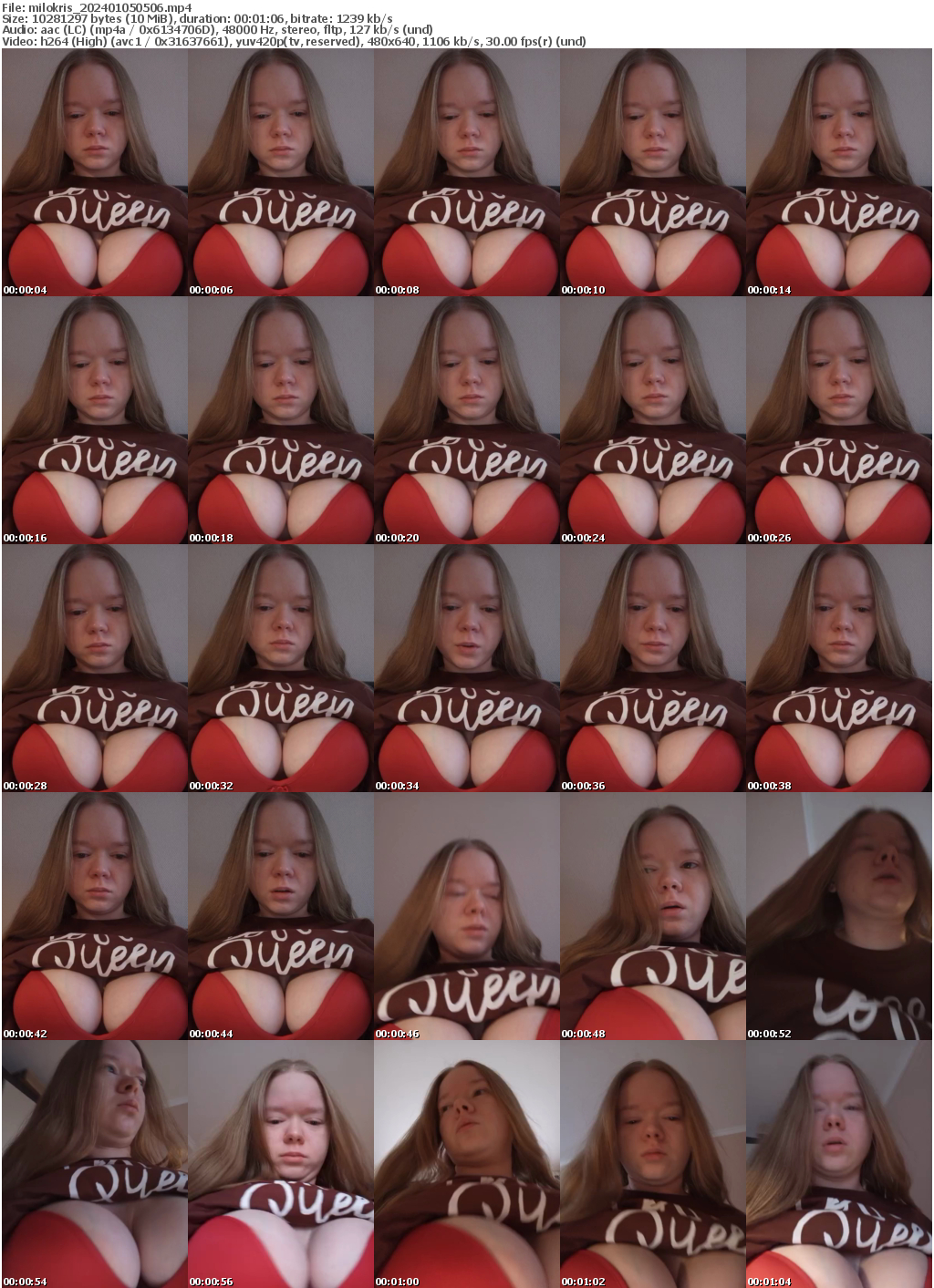 Preview thumb from milokris on 2024-01-05 @ bongacams