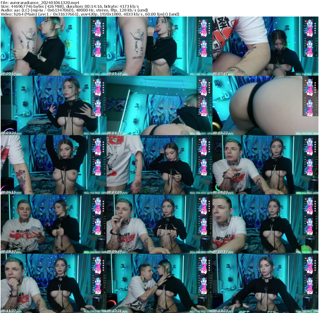 Preview thumb from auroraradiance on 2024-01-06 @ bongacams