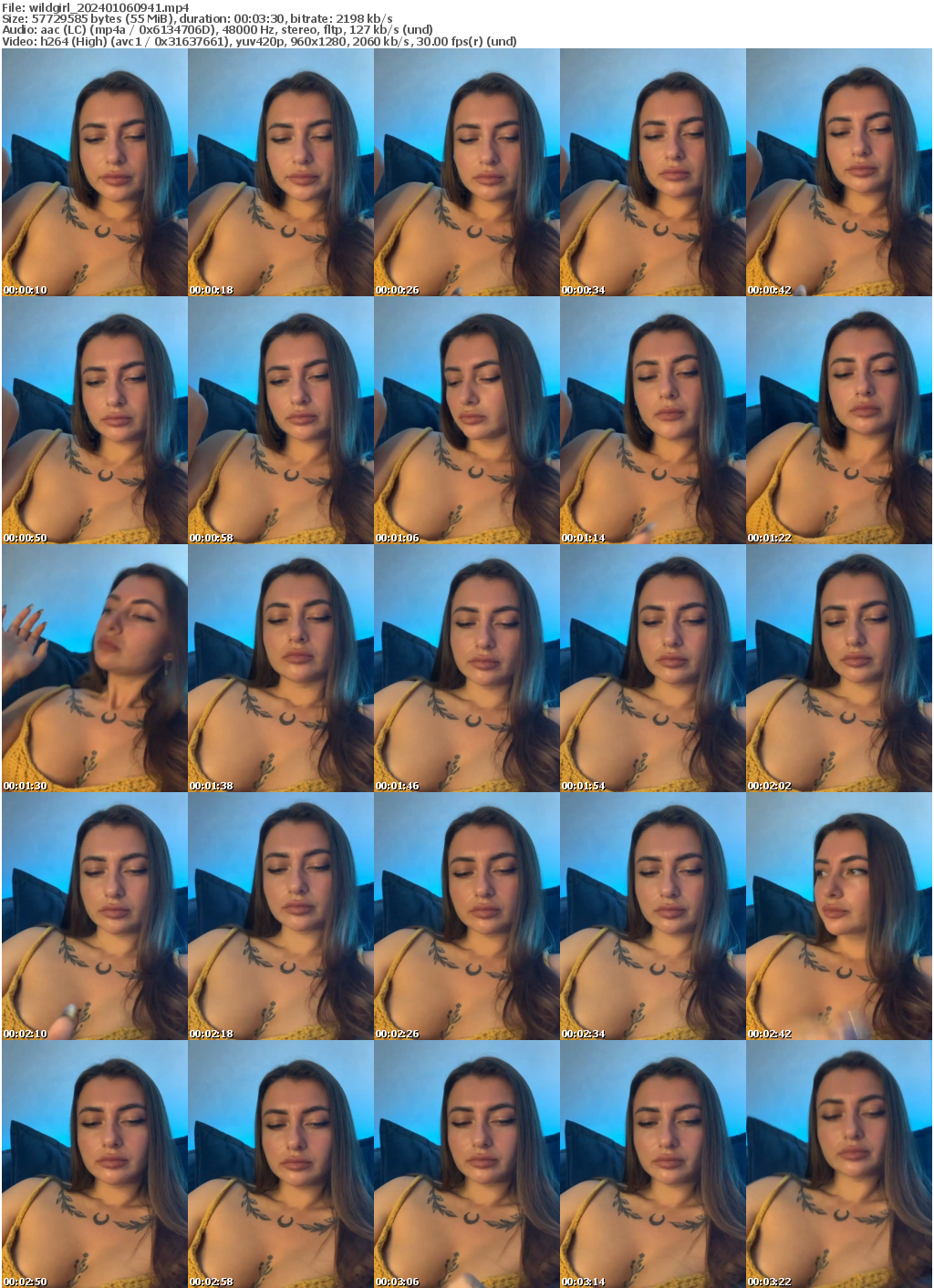 Preview thumb from wildgirl on 2024-01-06 @ bongacams