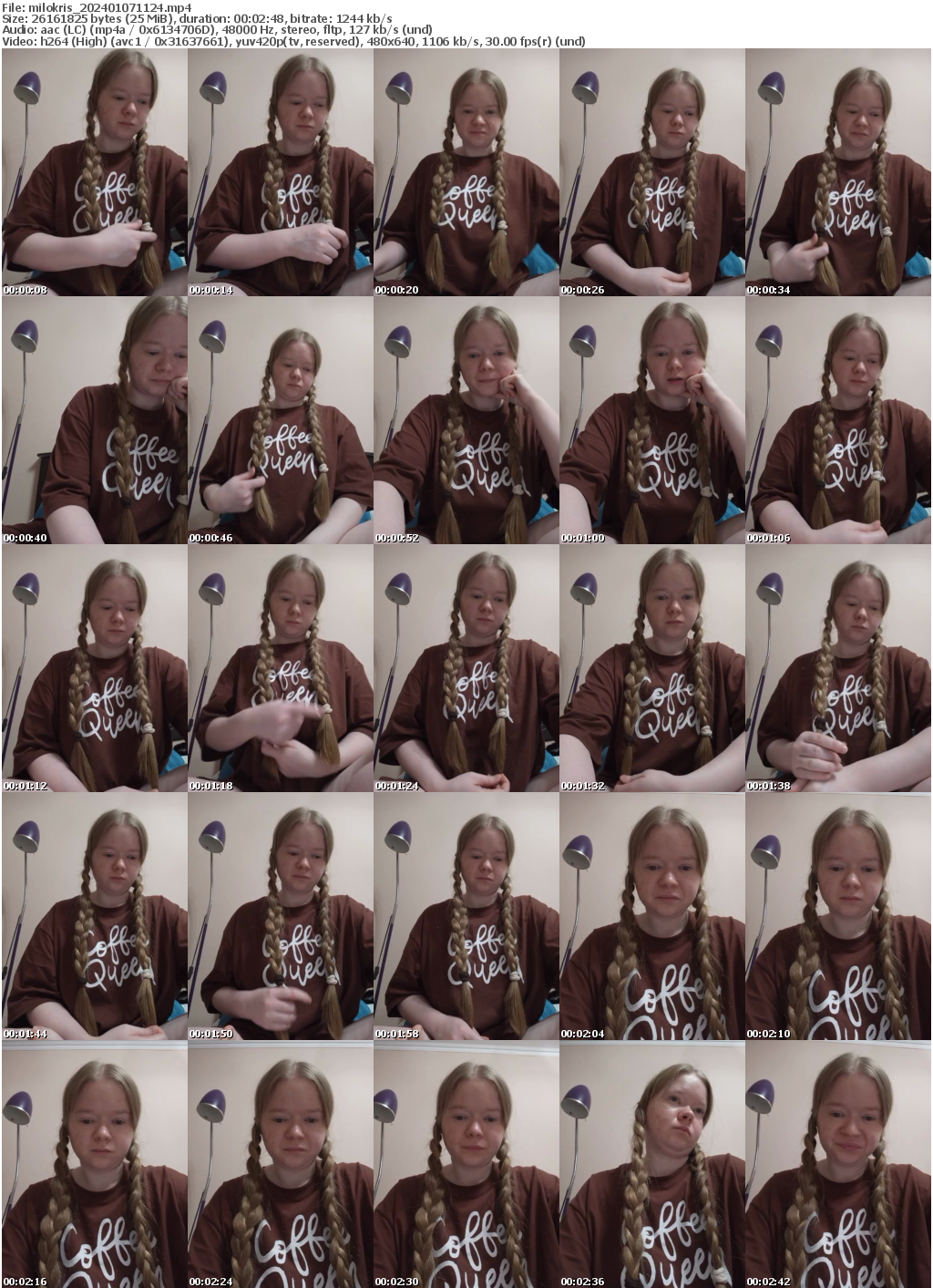 Preview thumb from milokris on 2024-01-07 @ bongacams