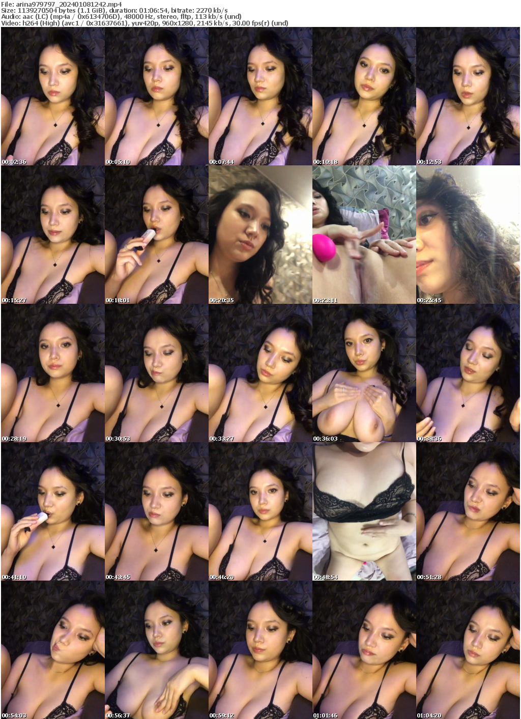 Preview thumb from arina979797 on 2024-01-08 @ bongacams